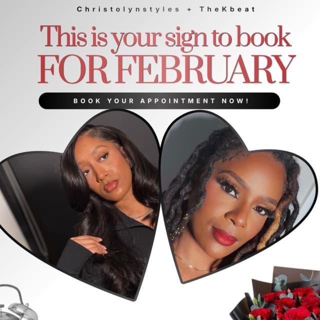 Sew-in/make-up Kiss & Install at ChristolynStyles in atlanta, GA